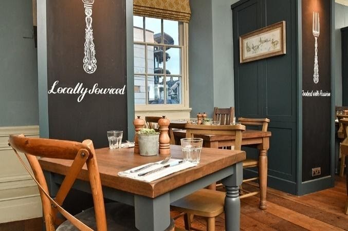 Table inside the restaurant