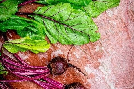 beets on a table