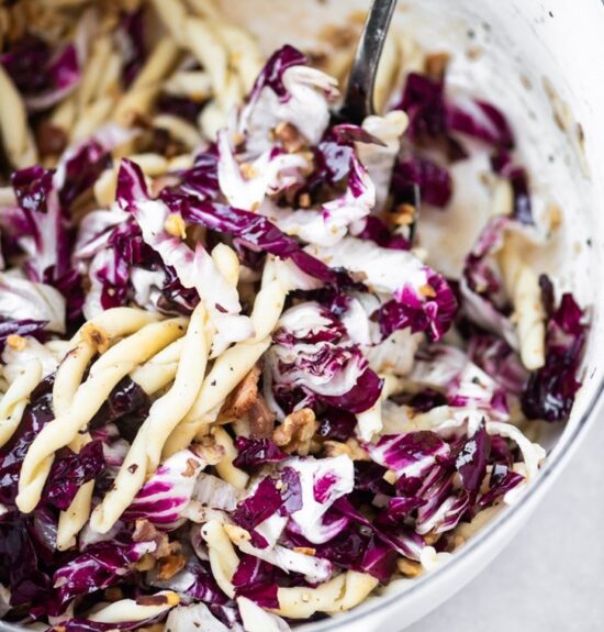 Picture7 PASTA WITH RADICCHIO, BACON, AND WALNUTS