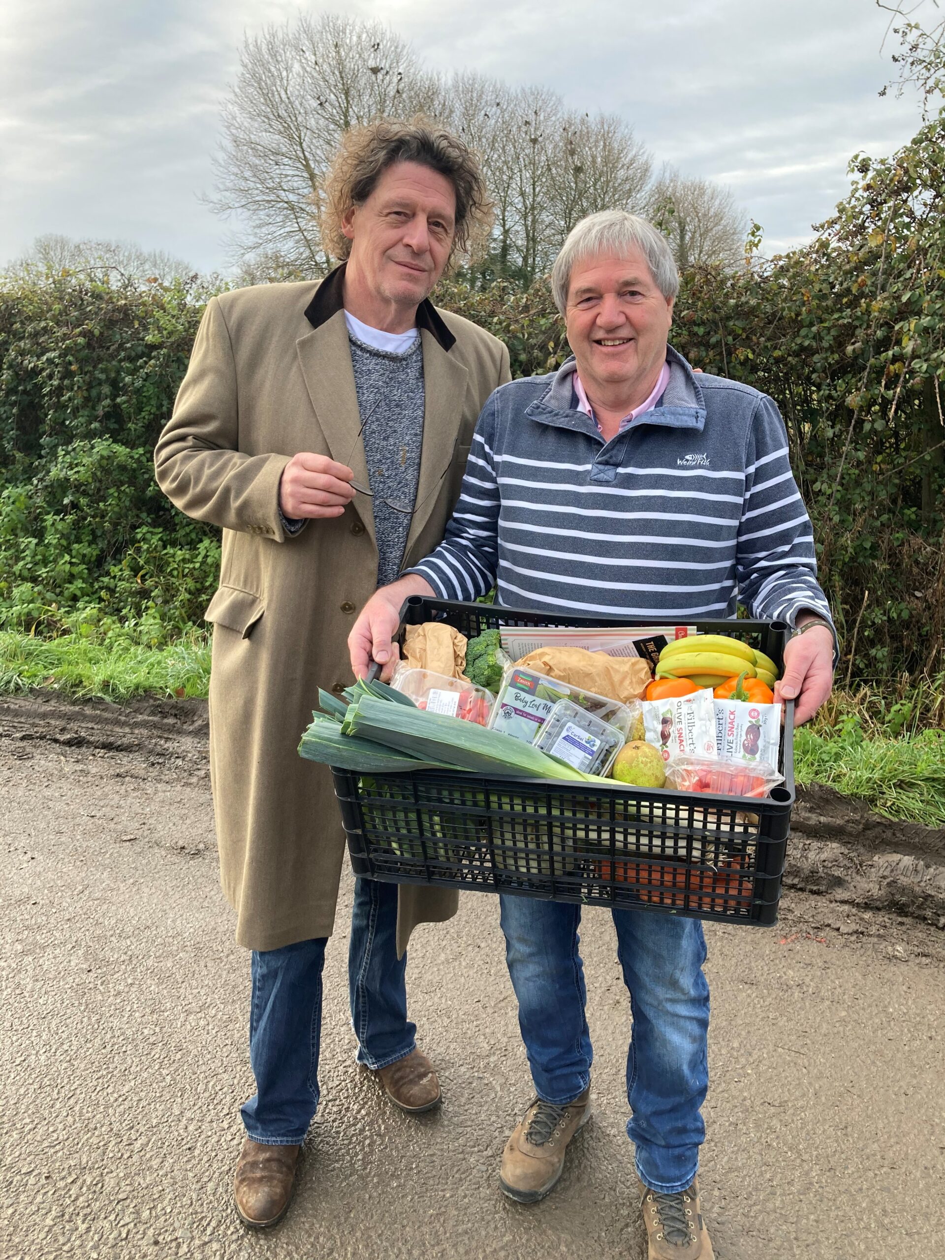 Heritage Fine Foods Managing Director Ken with Marco Pierre White