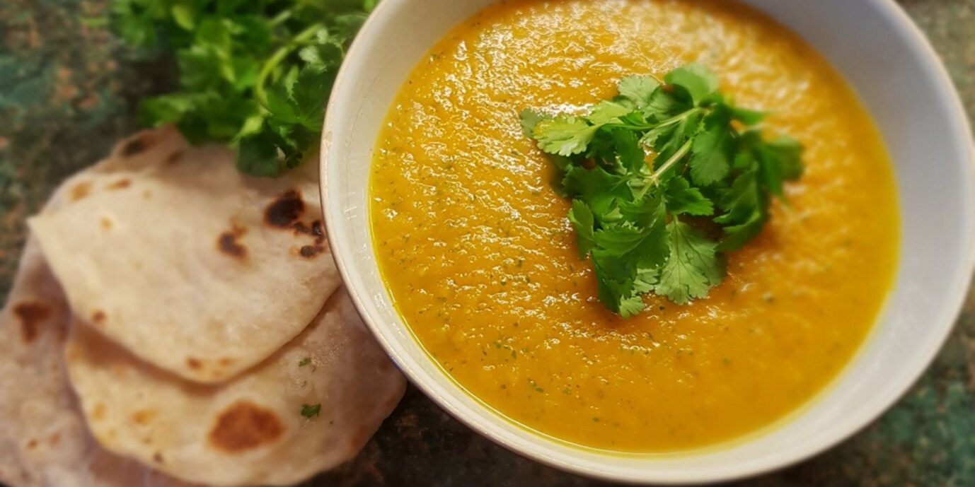 Carrot and coriander soup Carrot and coriander soup