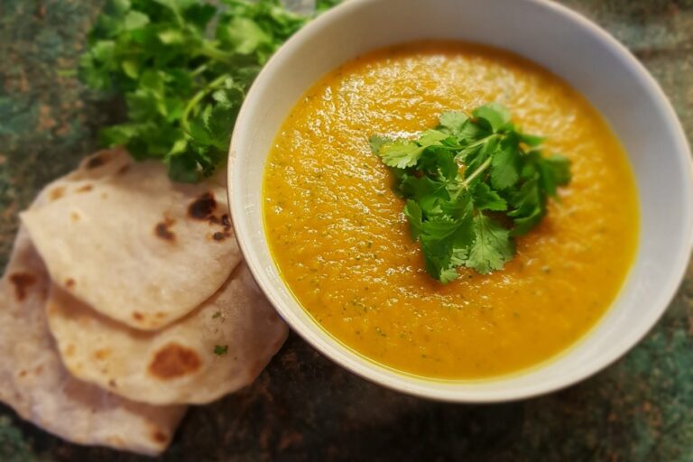 Carrot and coriander soup