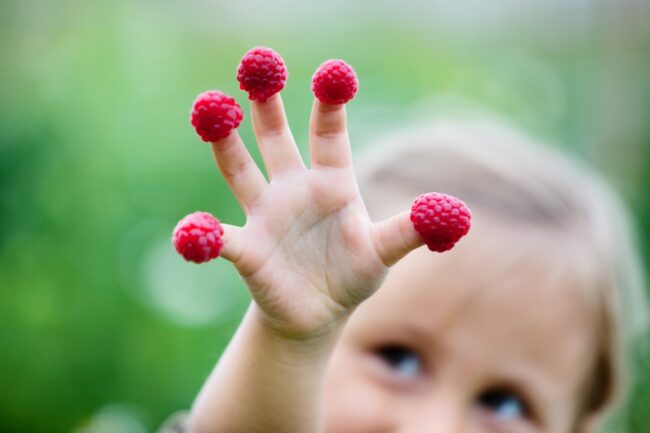 Raspberry fingers Raspberry fingers