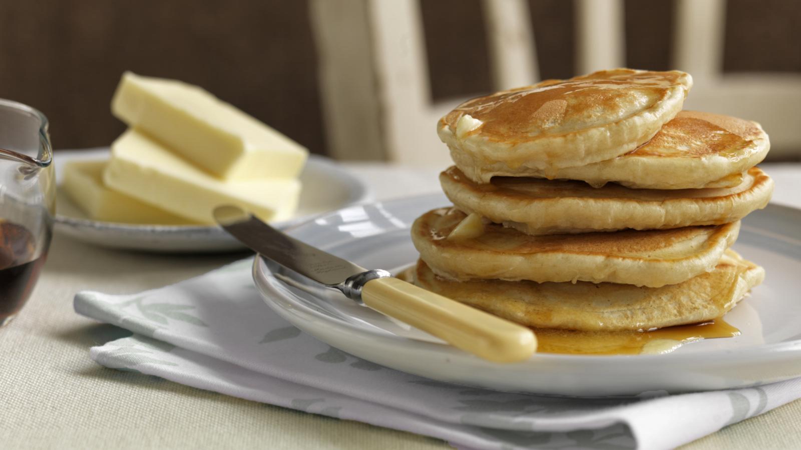 fluffy american pancake
