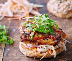 Spicy Chicken with Mooli Slaw