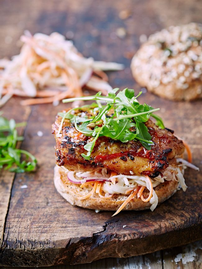 Spicy Chicken with Mooli Slaw Spicy Chicken with Mooli Slaw