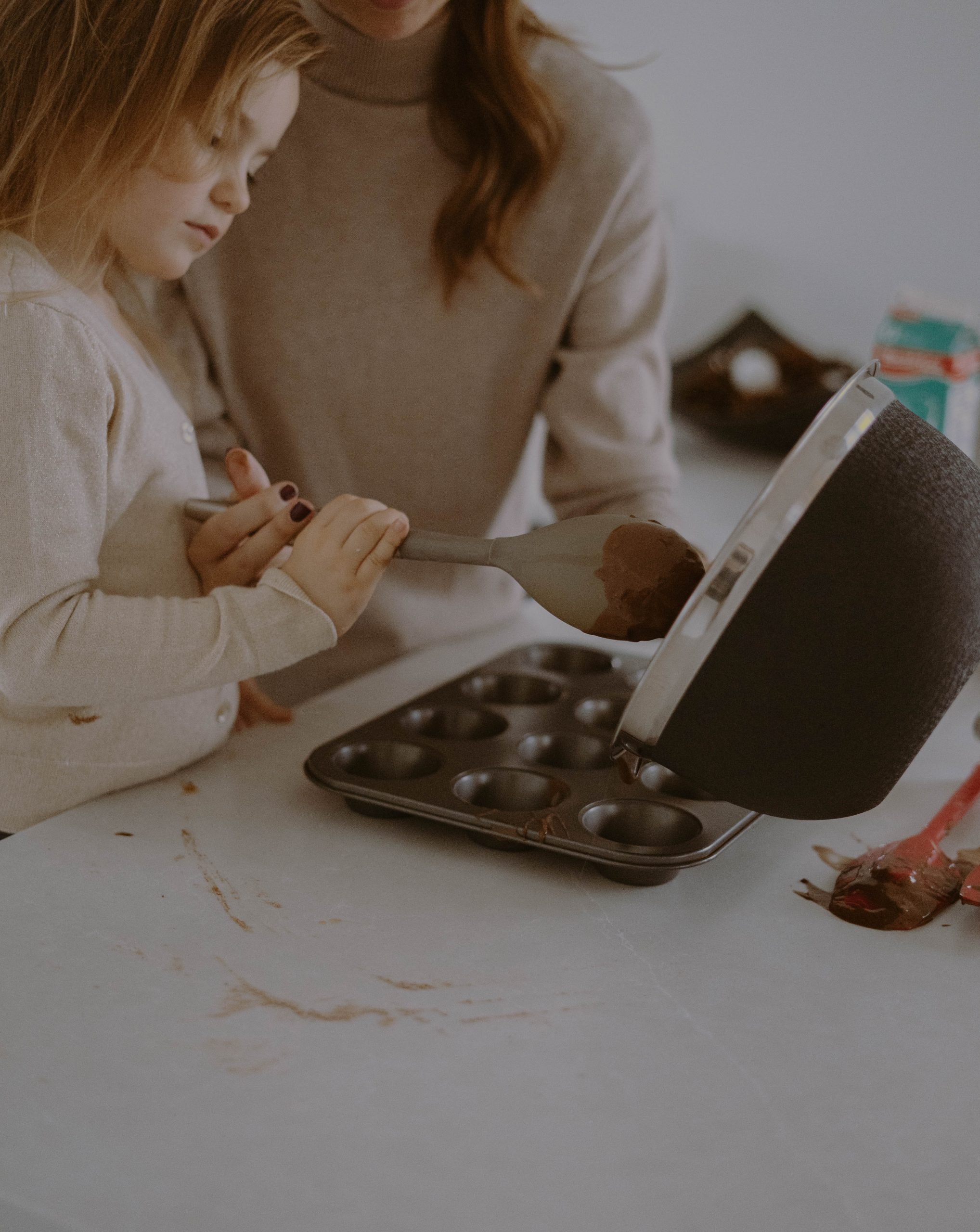 Family Baking together