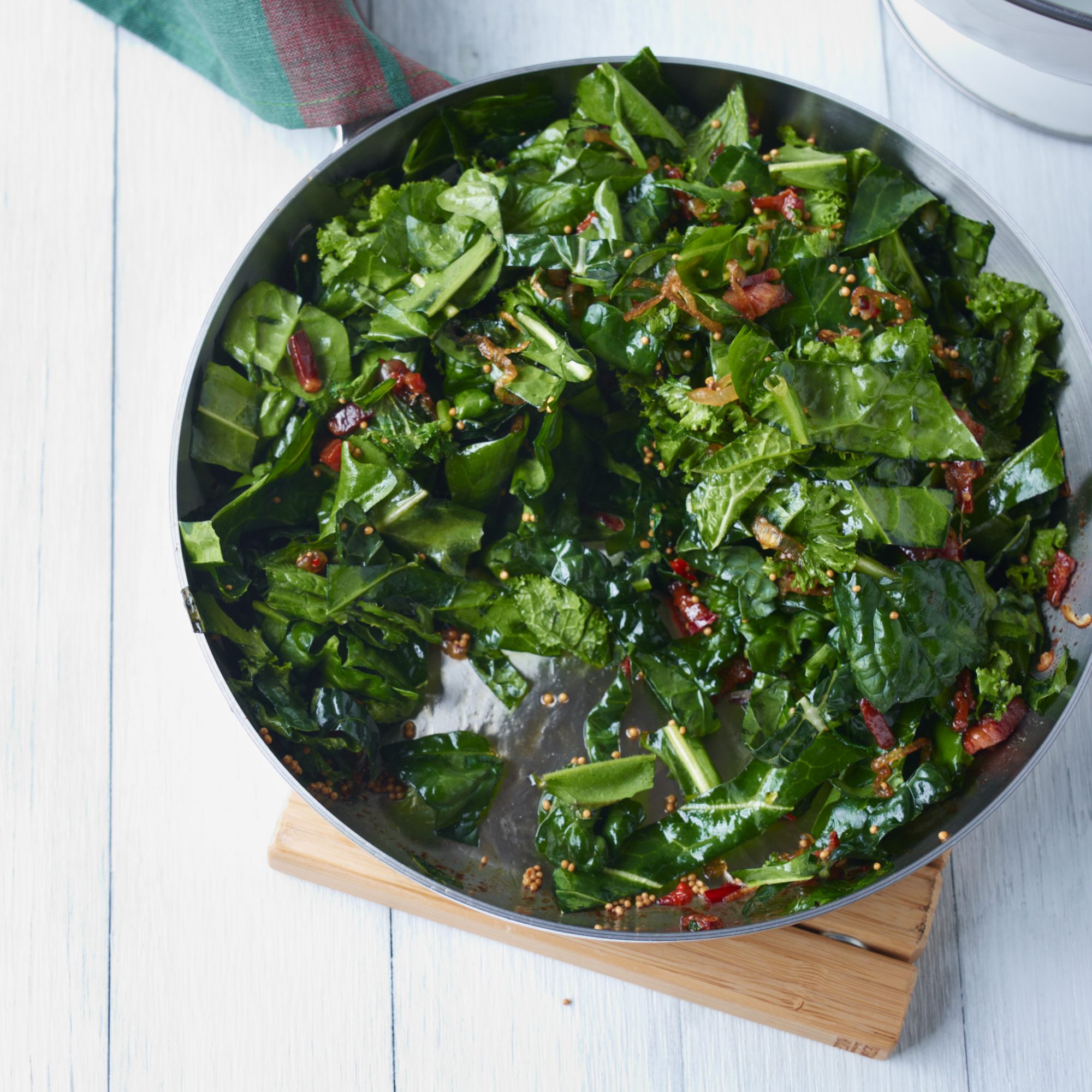 Sauteed spring greens