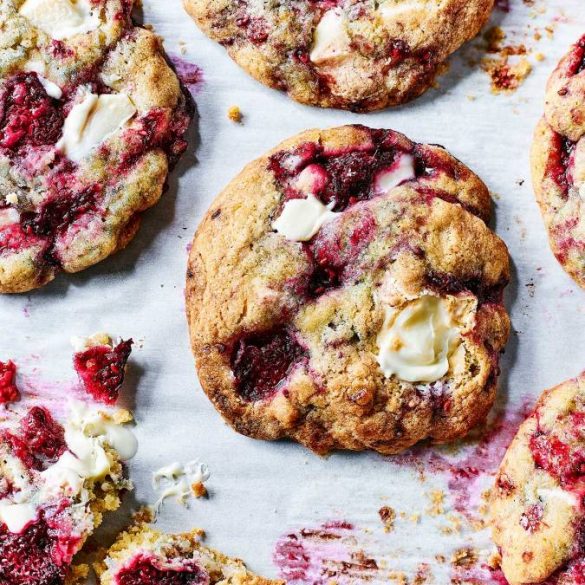 Raspberry-cookies