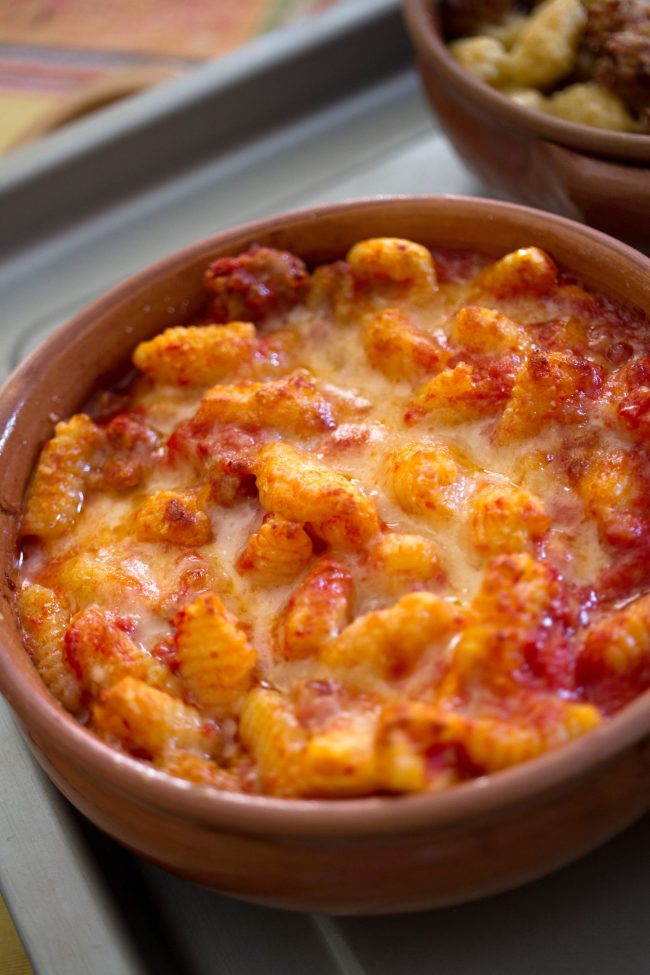 cavatella alla sorrentina gratin primo piatto italiano