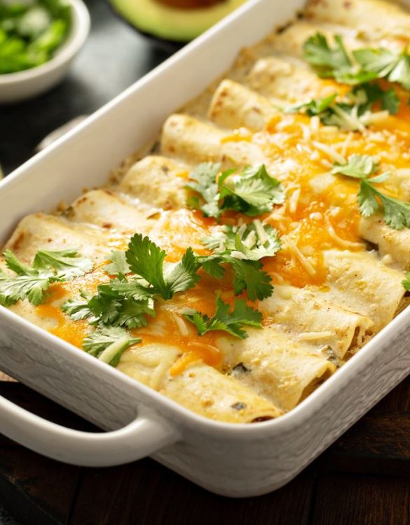 mushroom enchiladas adobe stock image