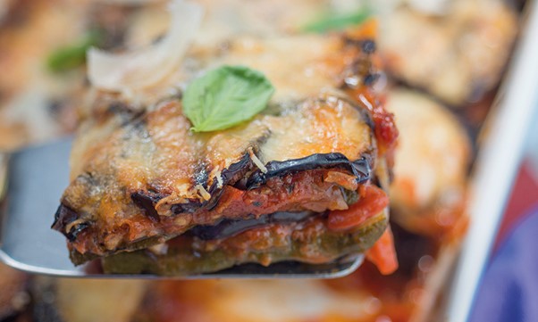 Aubergine bake