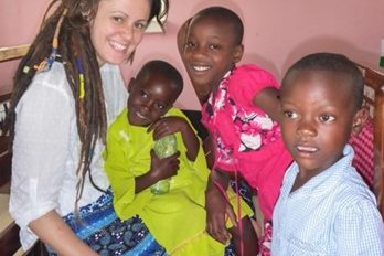 Emily in Uganda