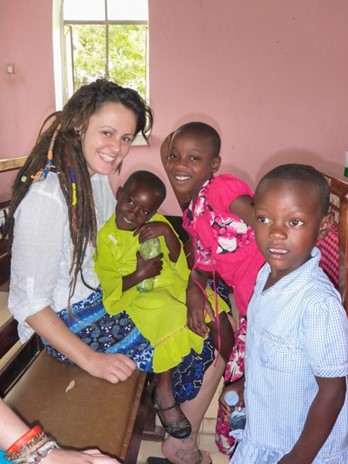 Emily in Uganda