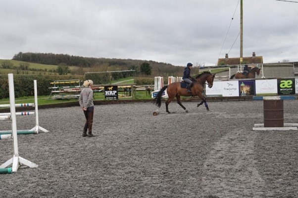 Lucinda Fredericks training