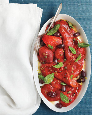 Roasted red pepper salad