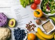 Recipe with ingredients surrounding it
