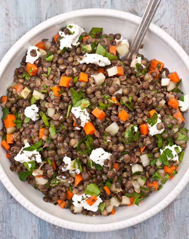 french-lentil-salad-with-goat-cheese