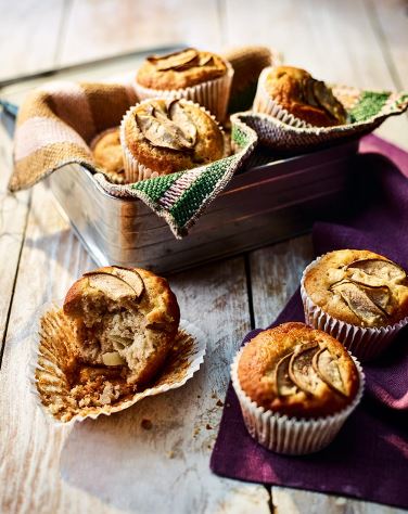 Apple and pear muffins