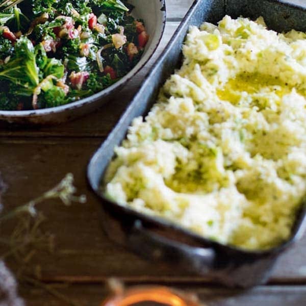 Parsnip and brussel mash