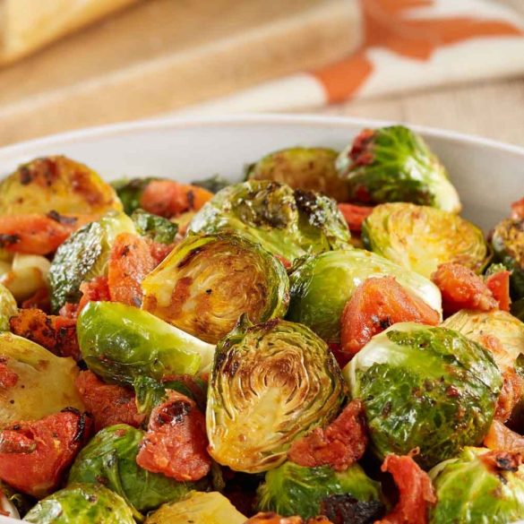 brussels with tomatoes