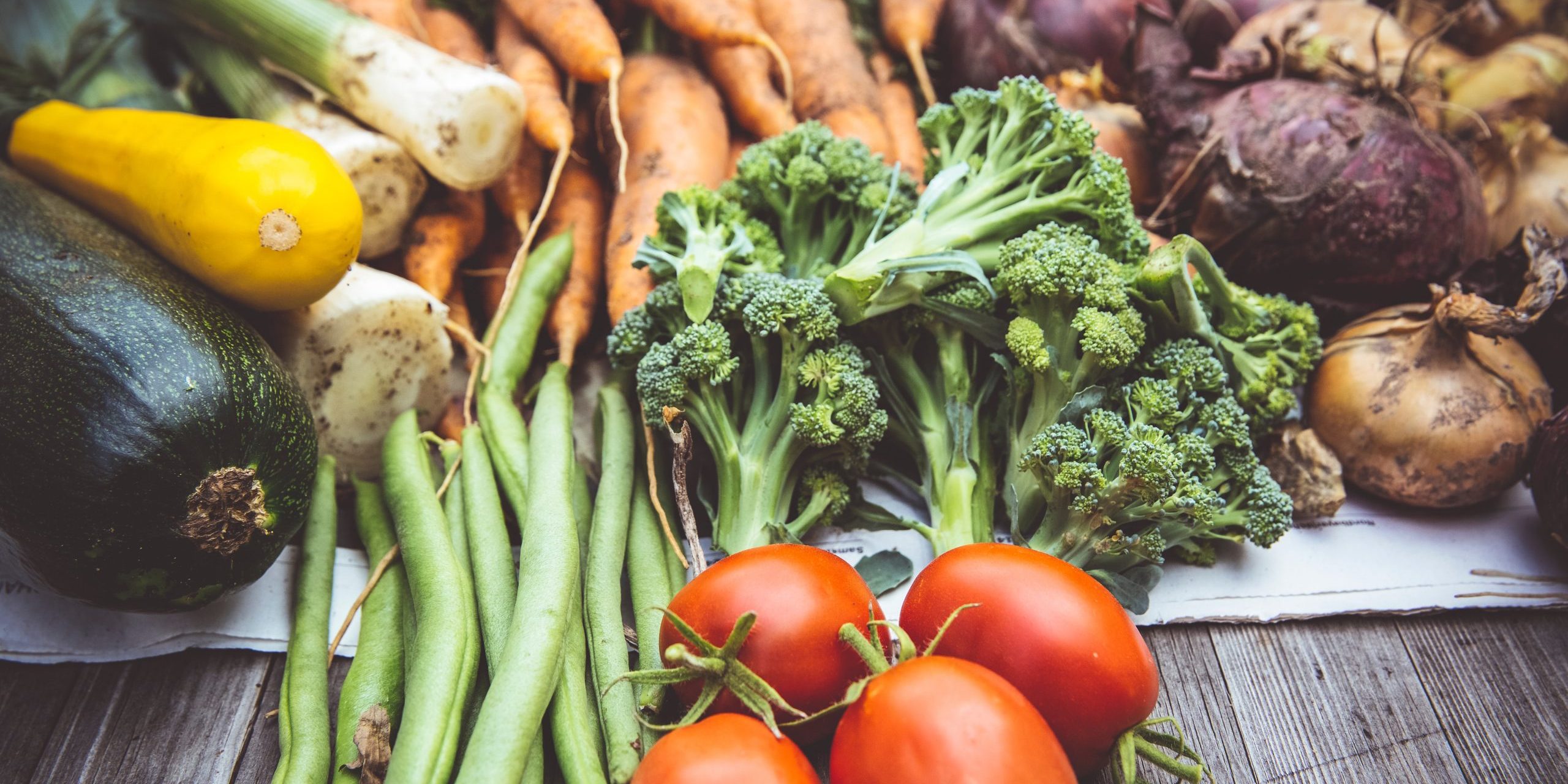Seasonal fruit and veg