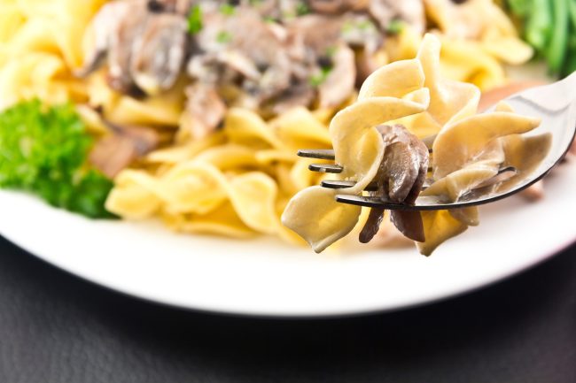 Mushroom Stroganoff