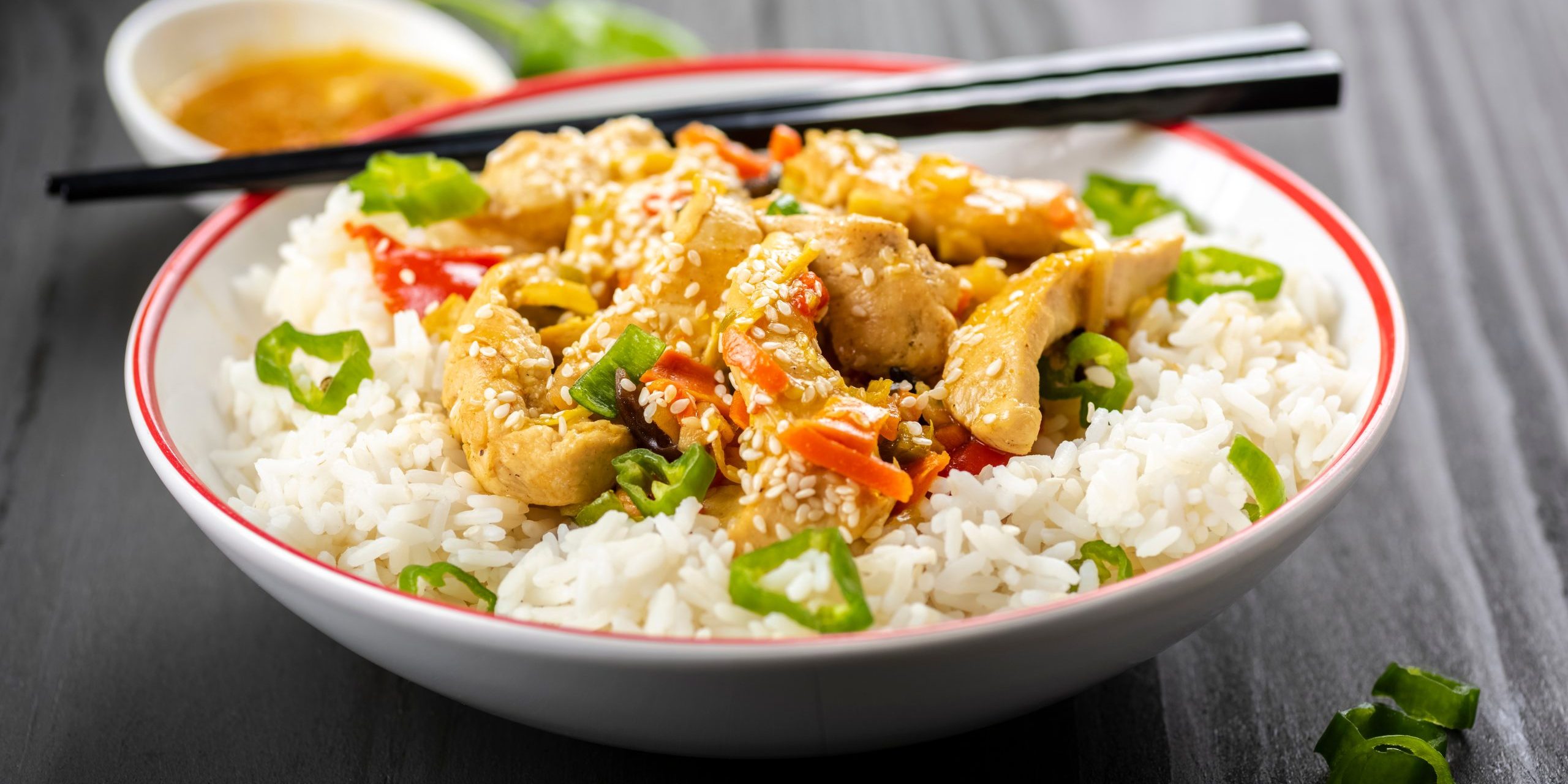 rice with chicken and vegetables