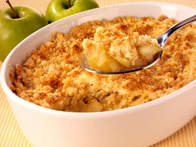 APPLE CRUMBLE DESSERT