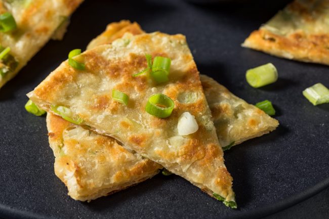 Homemade Chinese Scallion Pancake