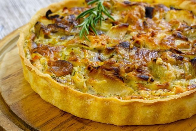 tarte aux poireaux