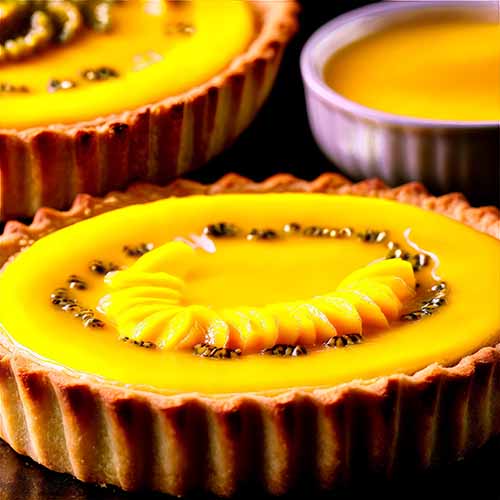 Mango tart