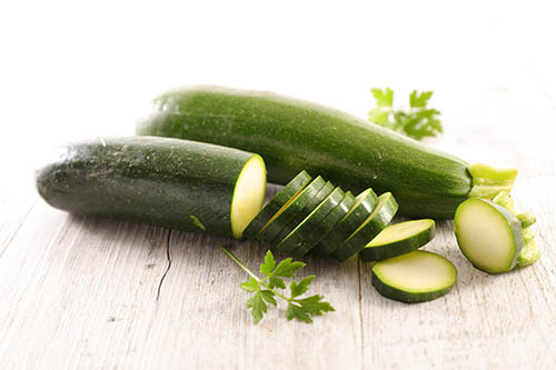 fresh courgette