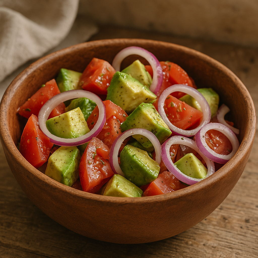 tomato avocado salad