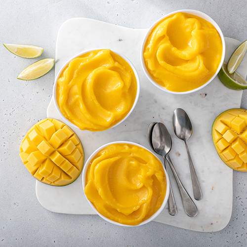 Mango sorbet