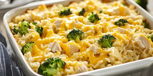 cheesy chicken and broccoli