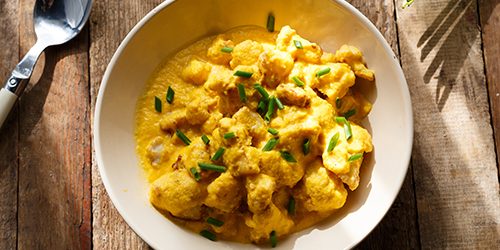 cauliflower in curry sauce