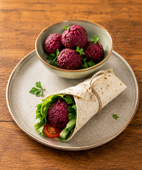 Beetroot hummus
