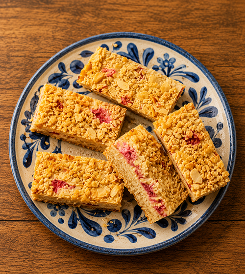 Rhubarb bars