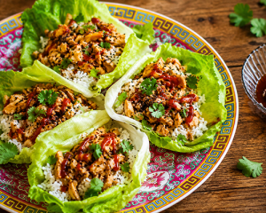 Asian lettuce wraps