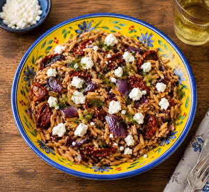 Beetroot orzotto