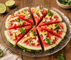 Watermelon pizza
