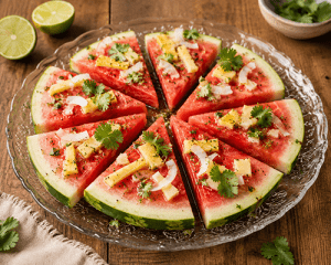 Watermelon pizza